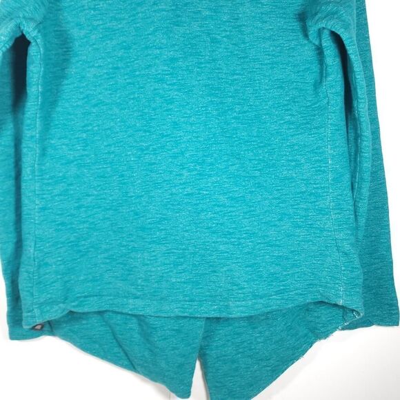 THE NORTH FACE Women's Fallsgrove Small Green Wrap Sweater Open Front Cardigan - Picture 11 of 12